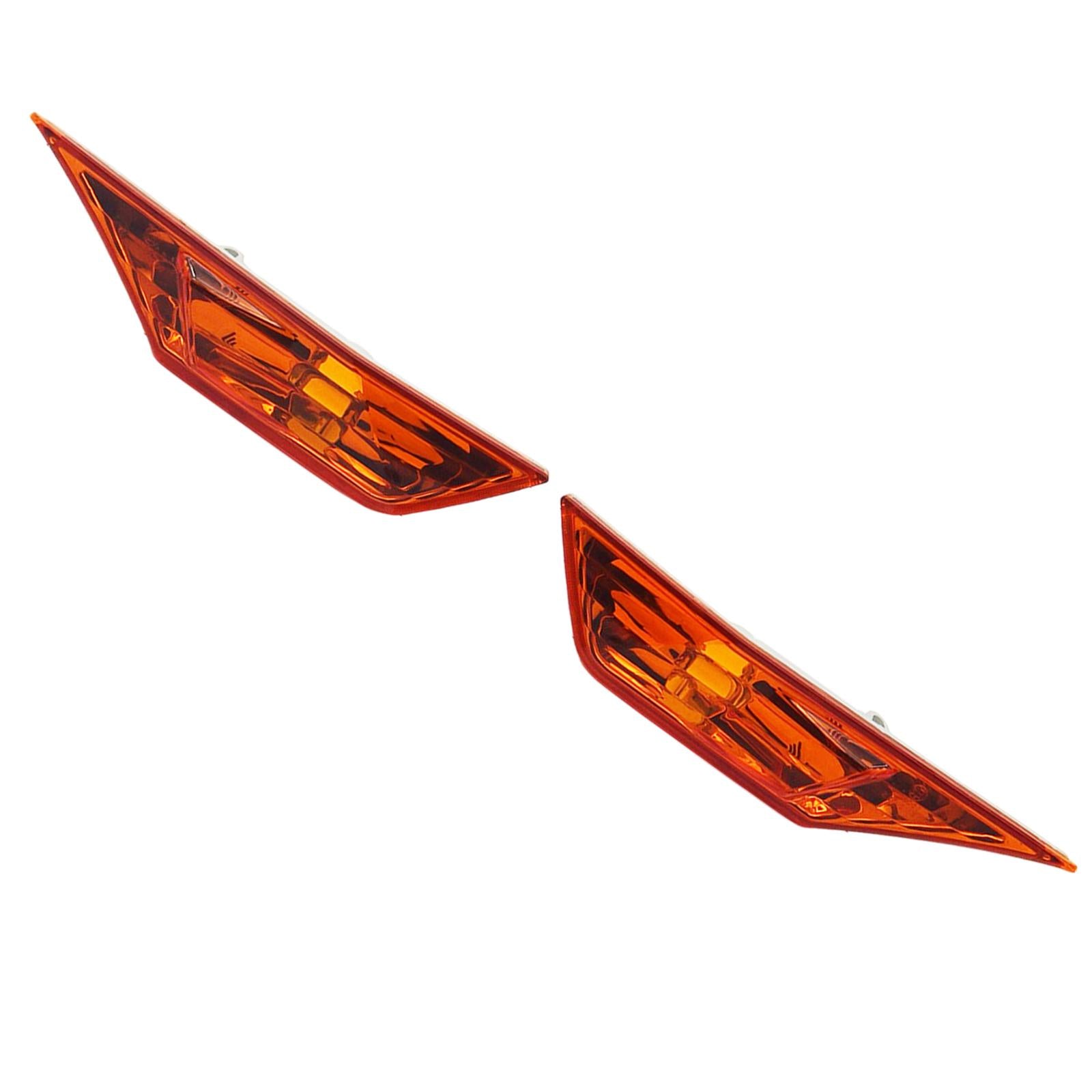 2Pcs Front Car Side Marker Lights 34300-Tet-H01 for Honda Civic 16-20 Amber