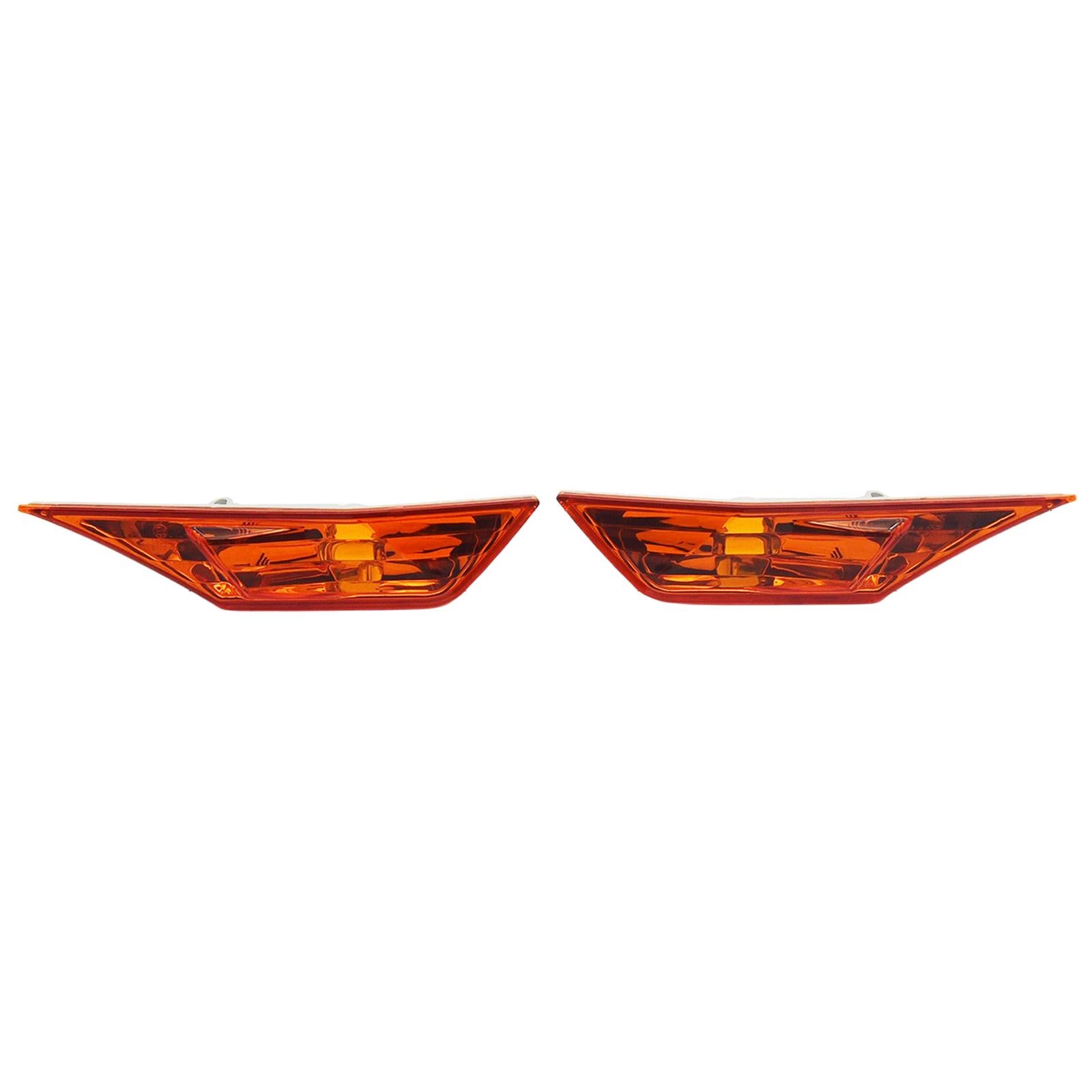 2Pcs Front Car Side Marker Lights 34300-Tet-H01 for Honda Civic 16-20 Amber