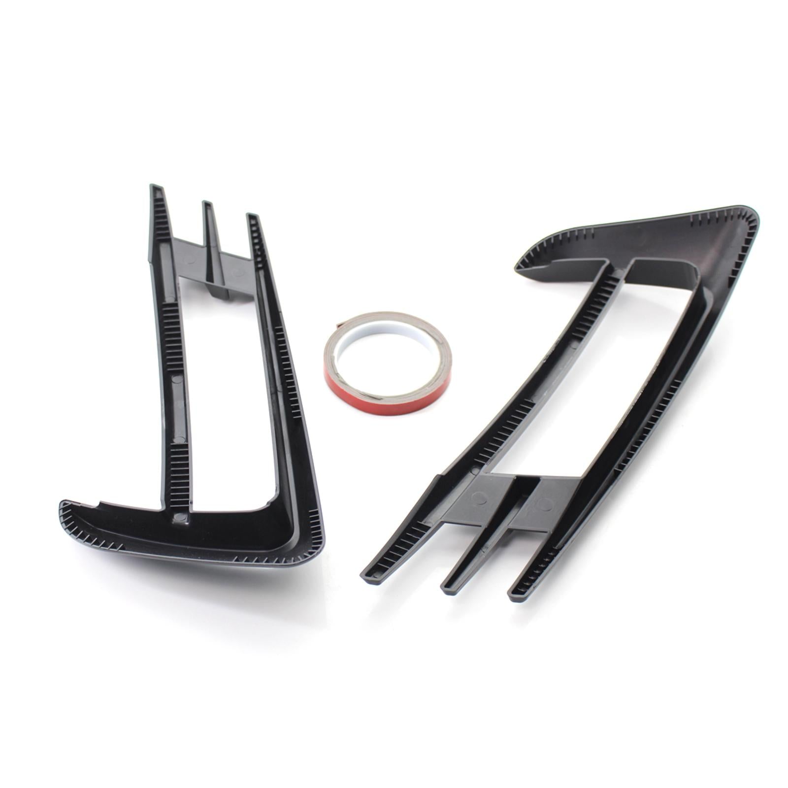 2Pcs Fog Light Cover Bumper Grille Trim Exterior Fit for VW Golf MK7 14-17