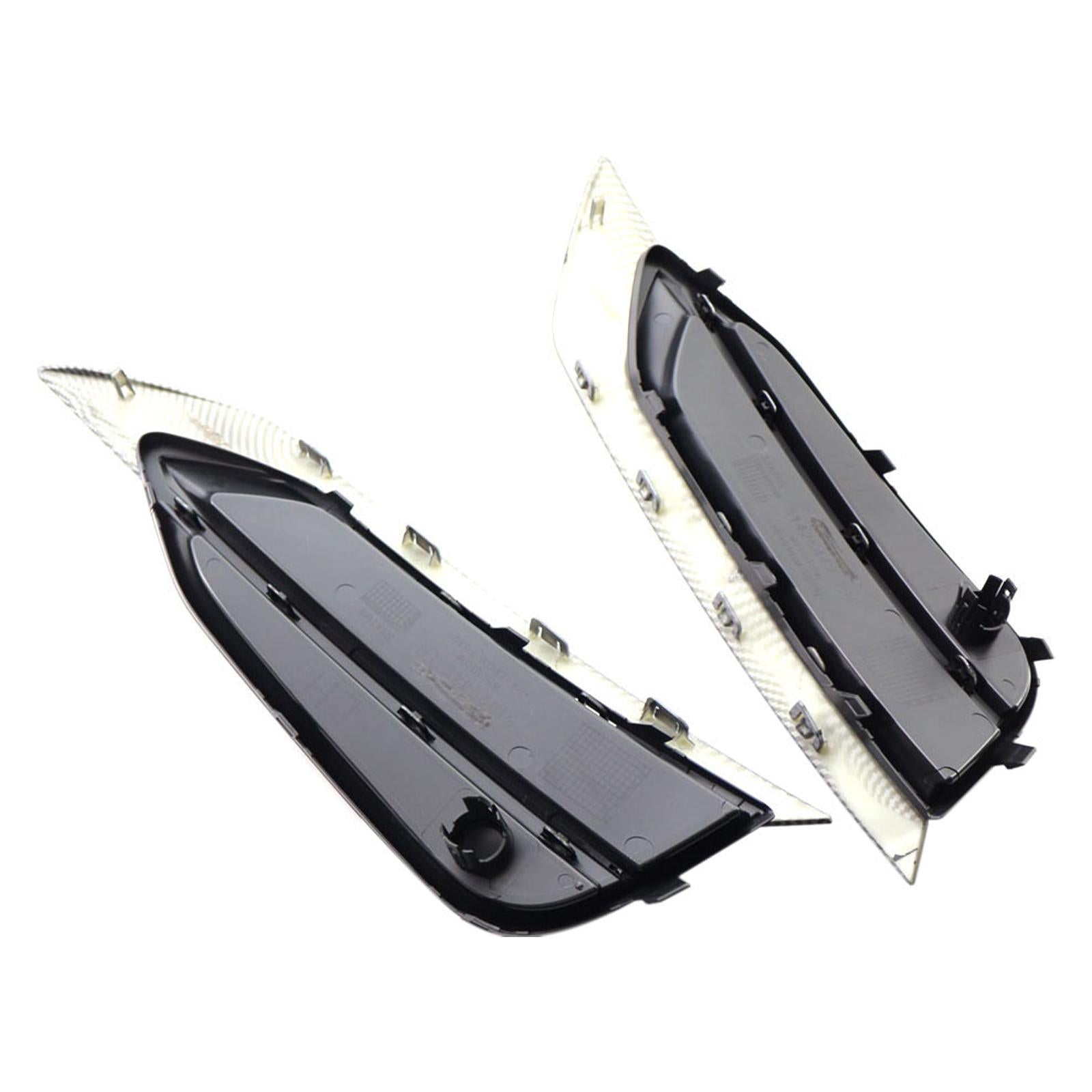 2Pcs Front Bumper Fog Light Grille 31425447 31425446 Fit for Volvo S90 V90