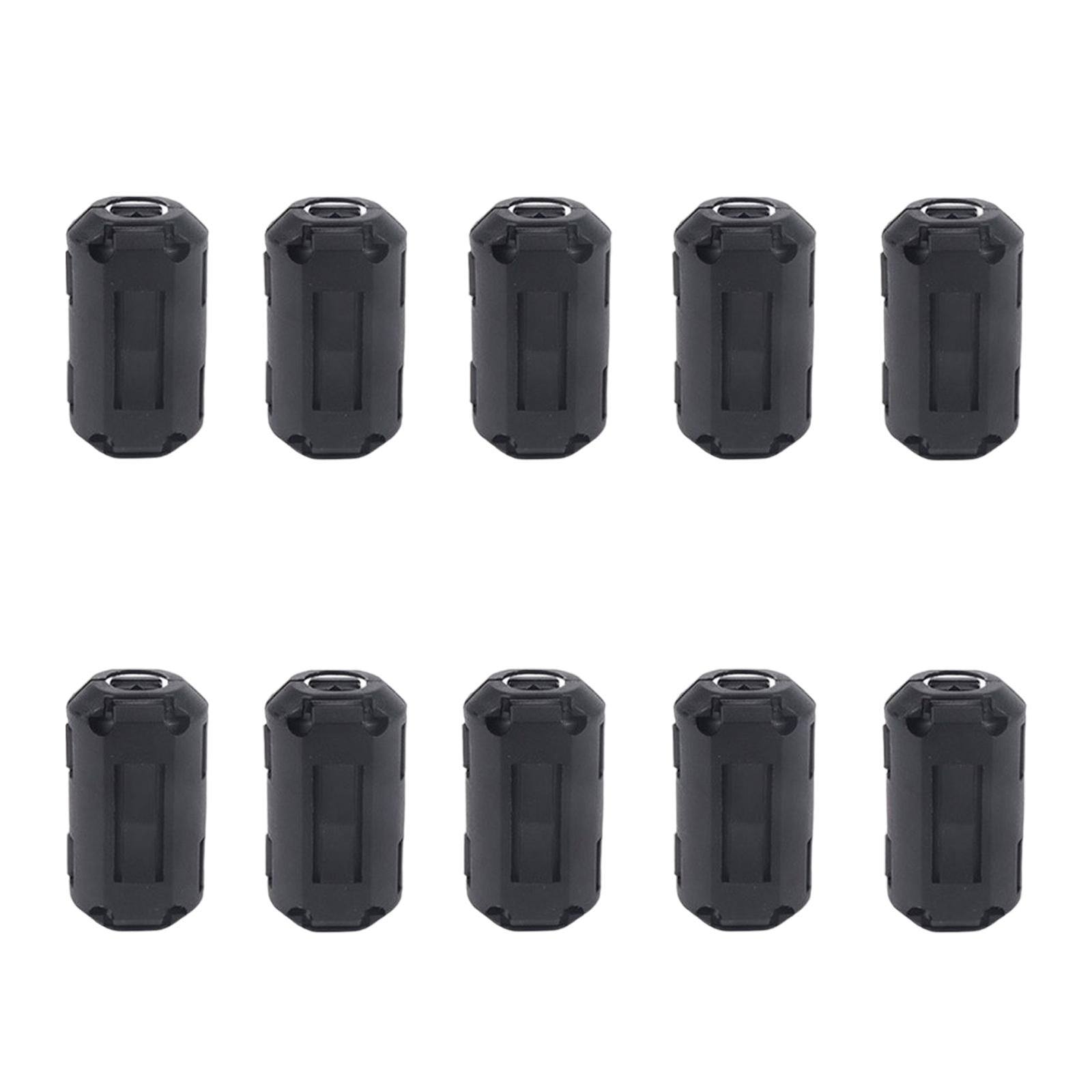 10Pcs 13mm Ferrite Core Rings Bead Filter Audio Cable USB Cable Filter Clip