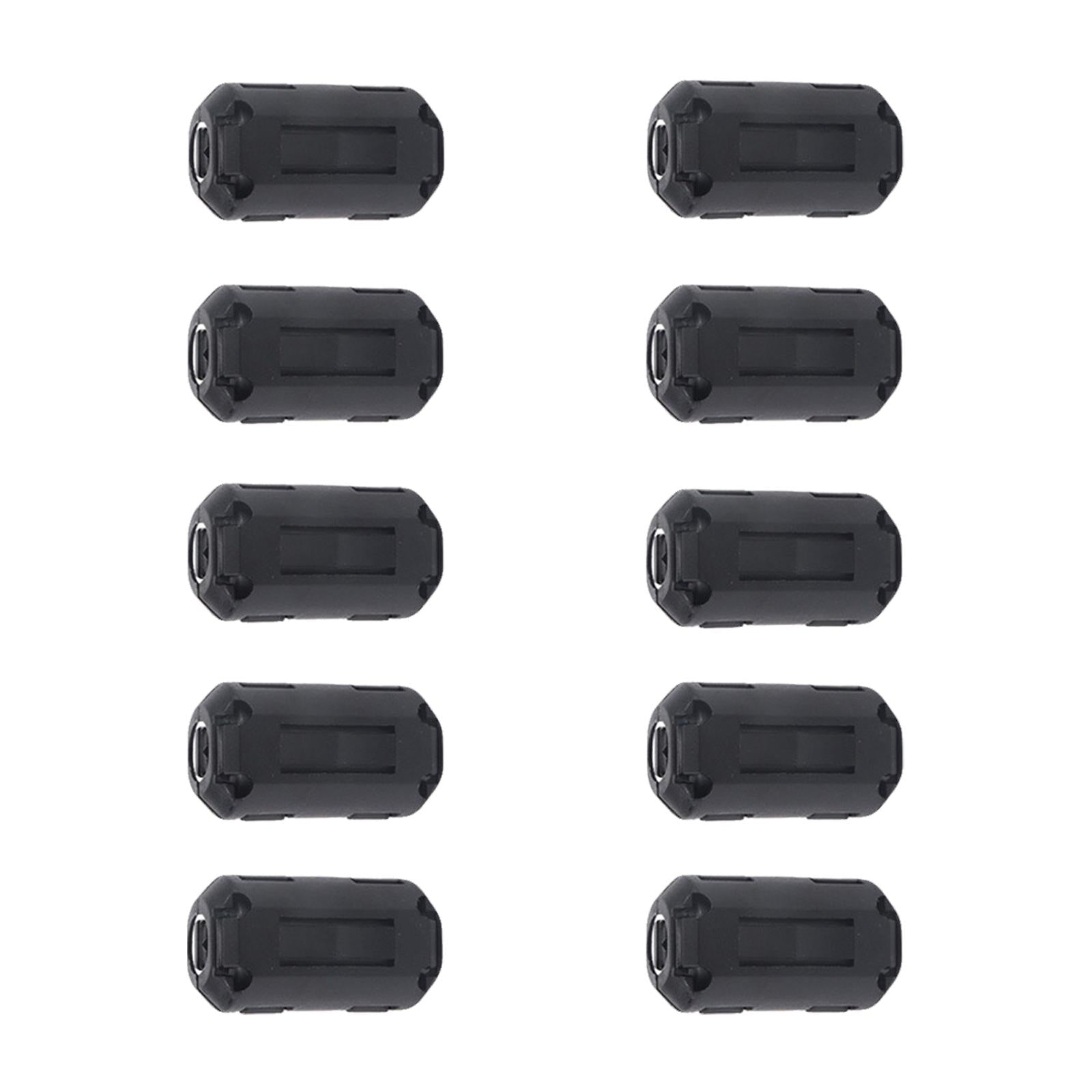 10 Count 5mm ferrite Beads Clip On for Video Cable Power Cord Professional