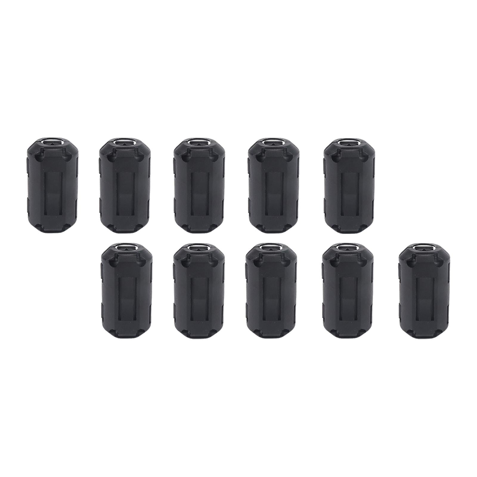 10 Count 5mm ferrite Beads Clip On for Video Cable Power Cord Professional