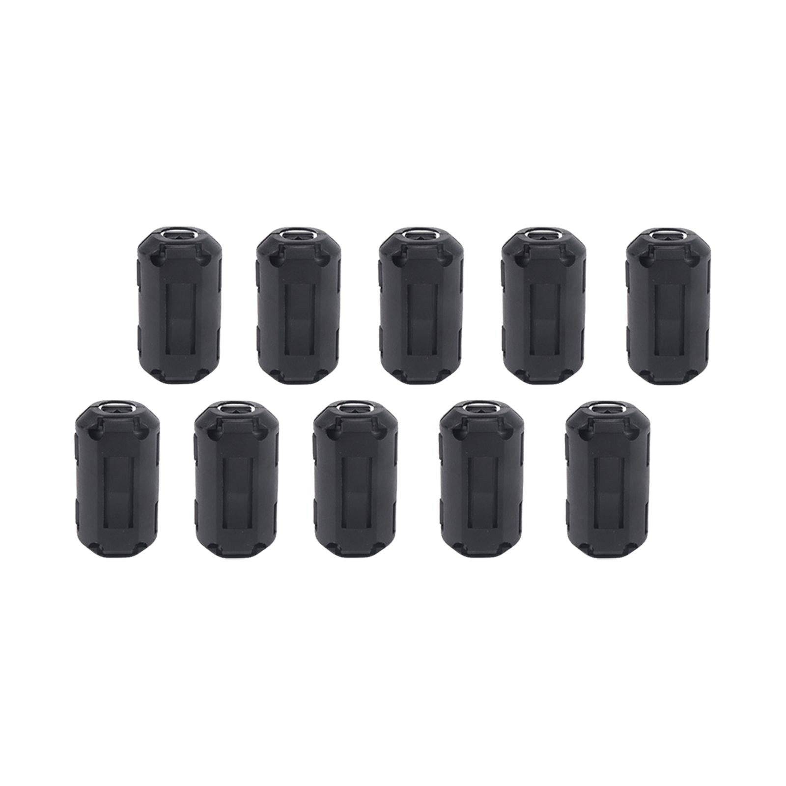 10 Count 5mm ferrite Beads Clip On for Video Cable Power Cord Professional