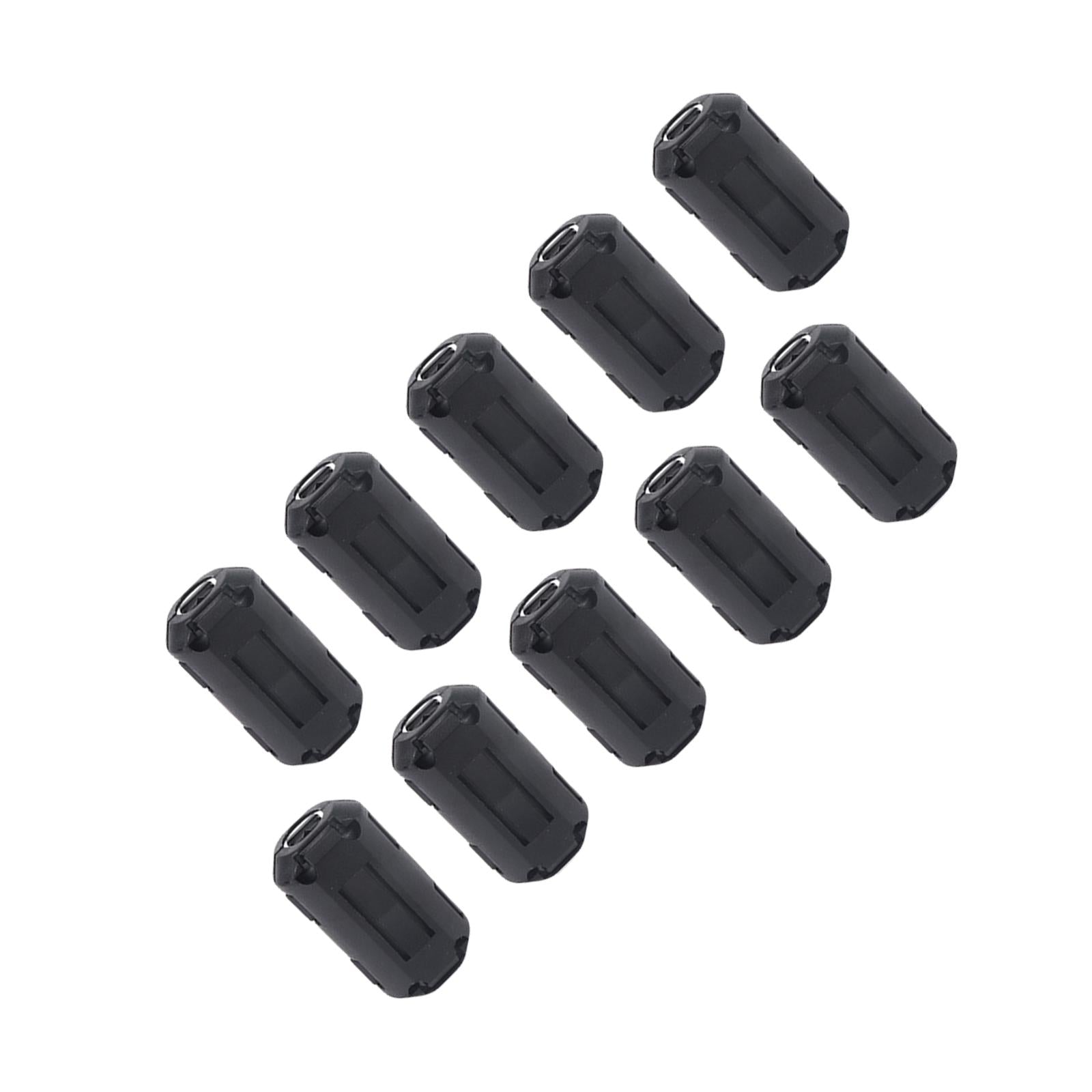 10 Count 5mm ferrite Beads Clip On for Video Cable Power Cord Professional