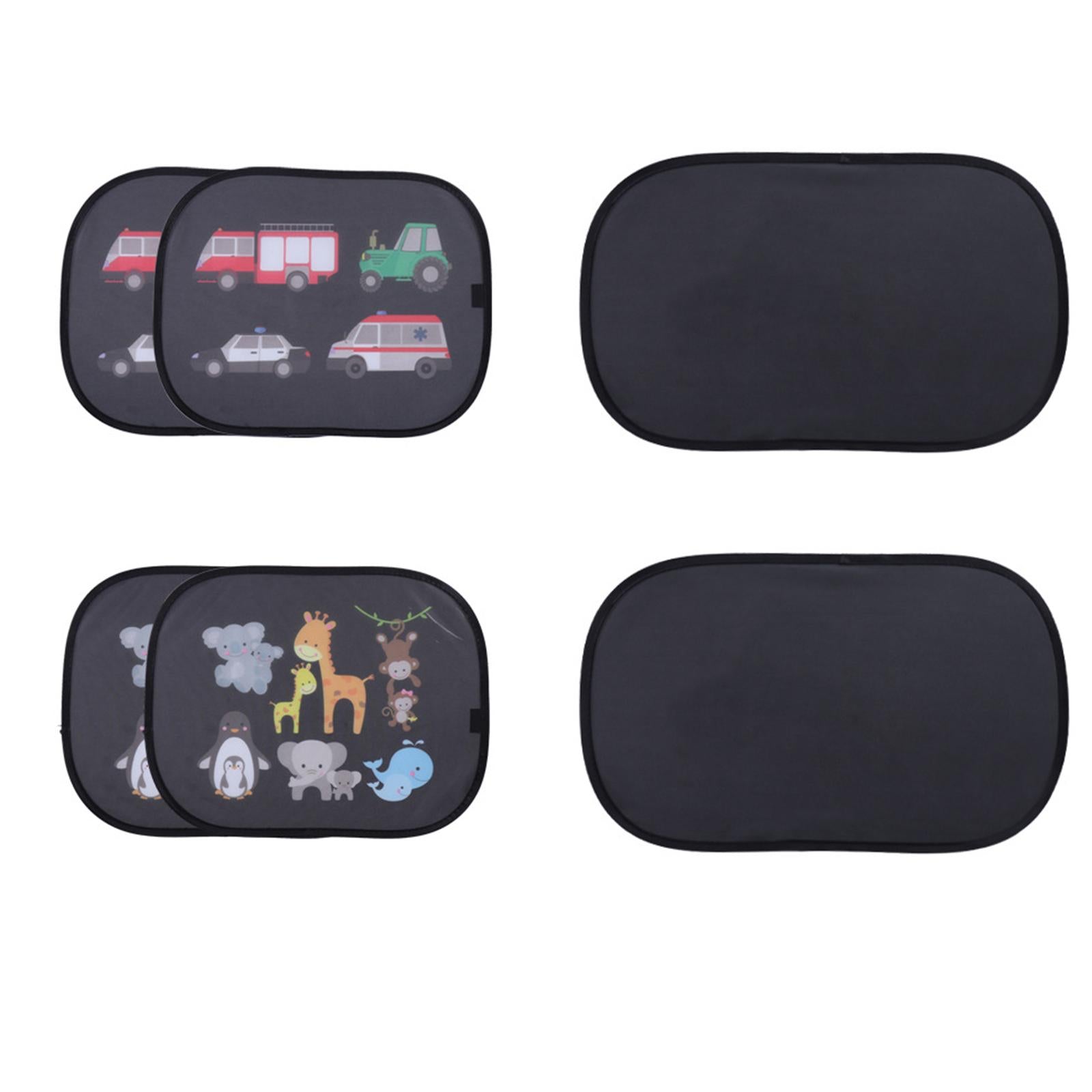 2 Pack Cartoon Car Sunshade Side Window Windscreen 44x36cm Universal