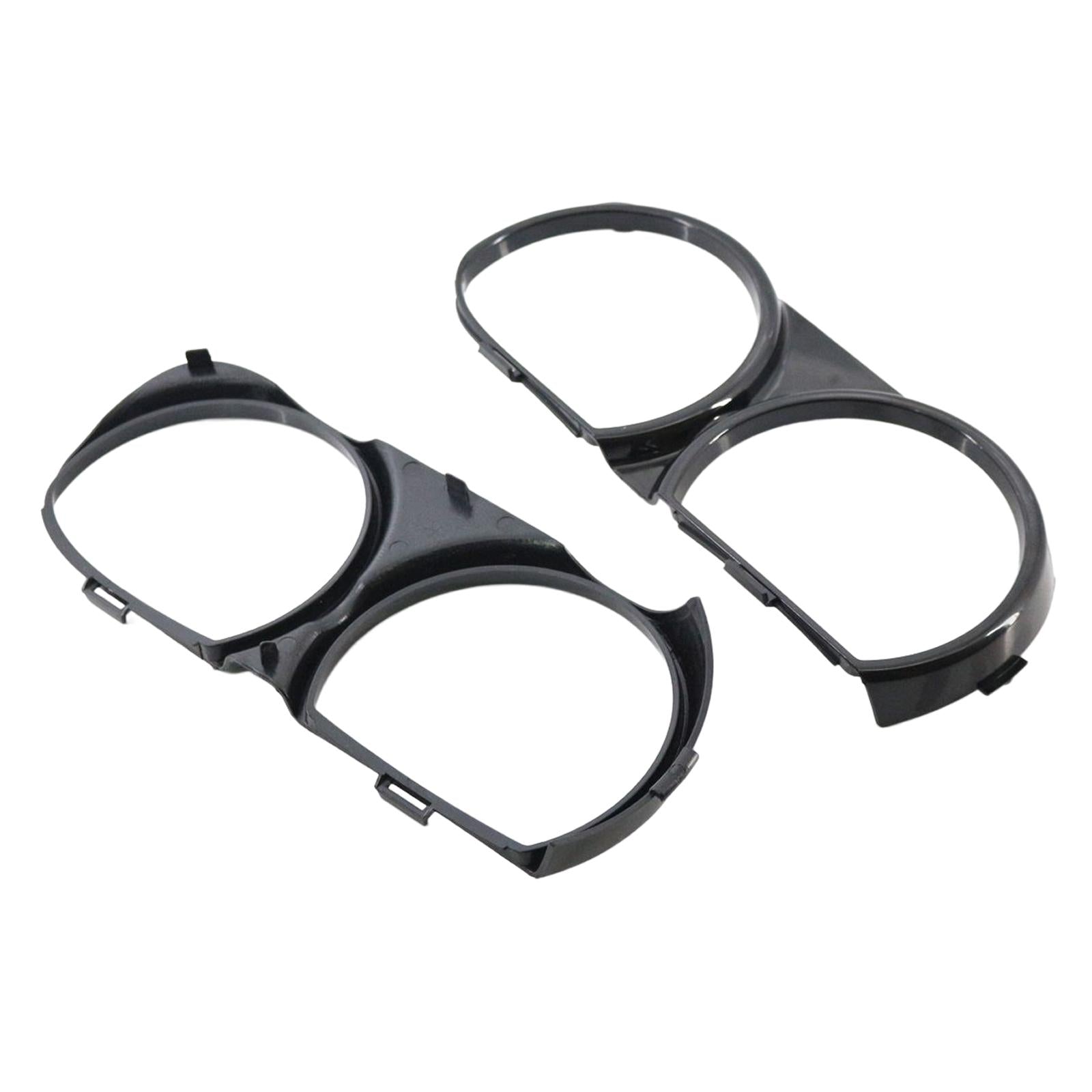 2 Pieces Front Headlight Lamp Bezel Trim CH2510101 for Challenger