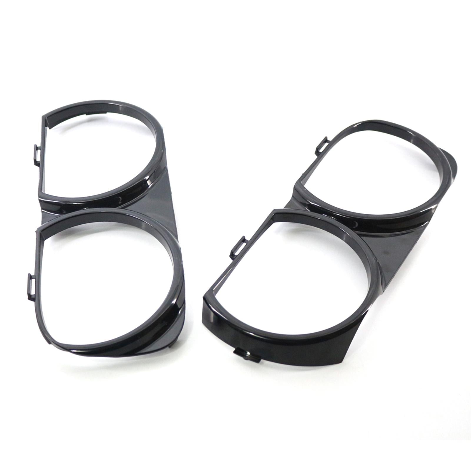 2 Pieces Front Headlight Lamp Bezel Trim CH2510101 for Challenger