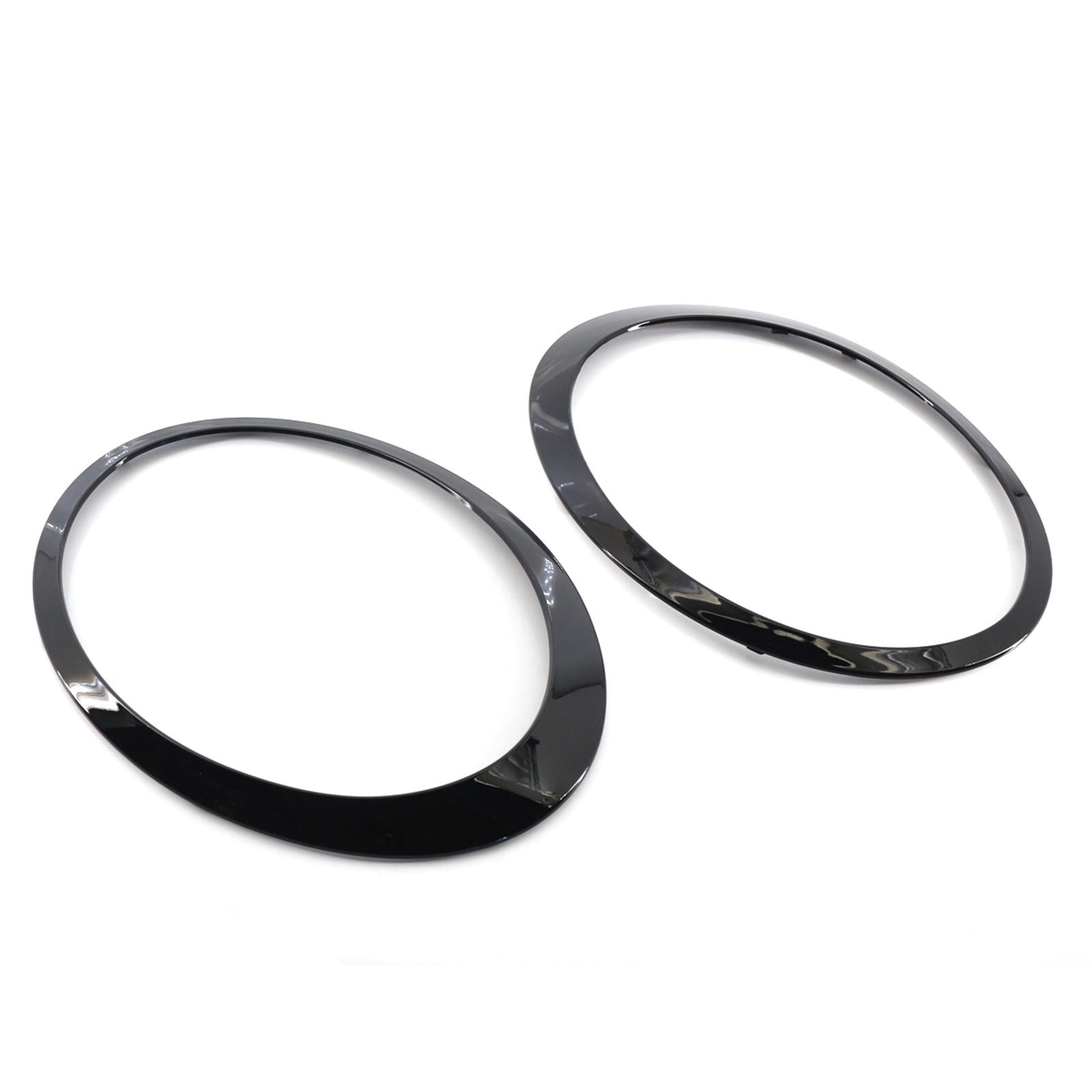 2 Pieces Auto Headlight Trim Ring 51137149905 Fit for Mini Cooper R55 R56