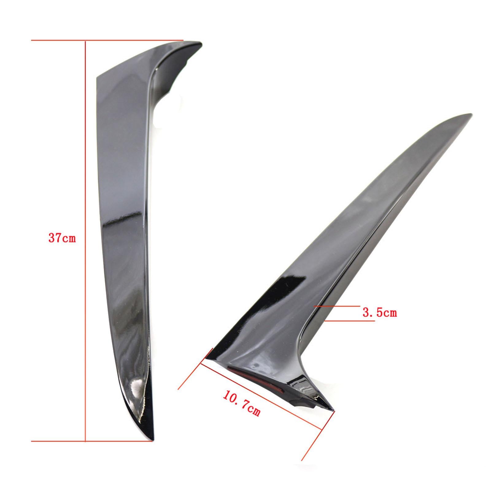 2Pcs Rear Window Side Spoiler Splitter for BMW x3 F25 Replacement