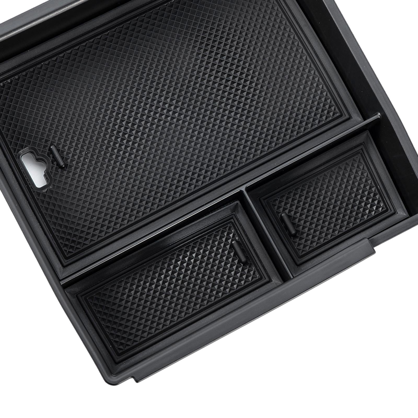 2Pcs Center Console Organizer Box Dual Layers Tray for Ford Bronco 2021-2022