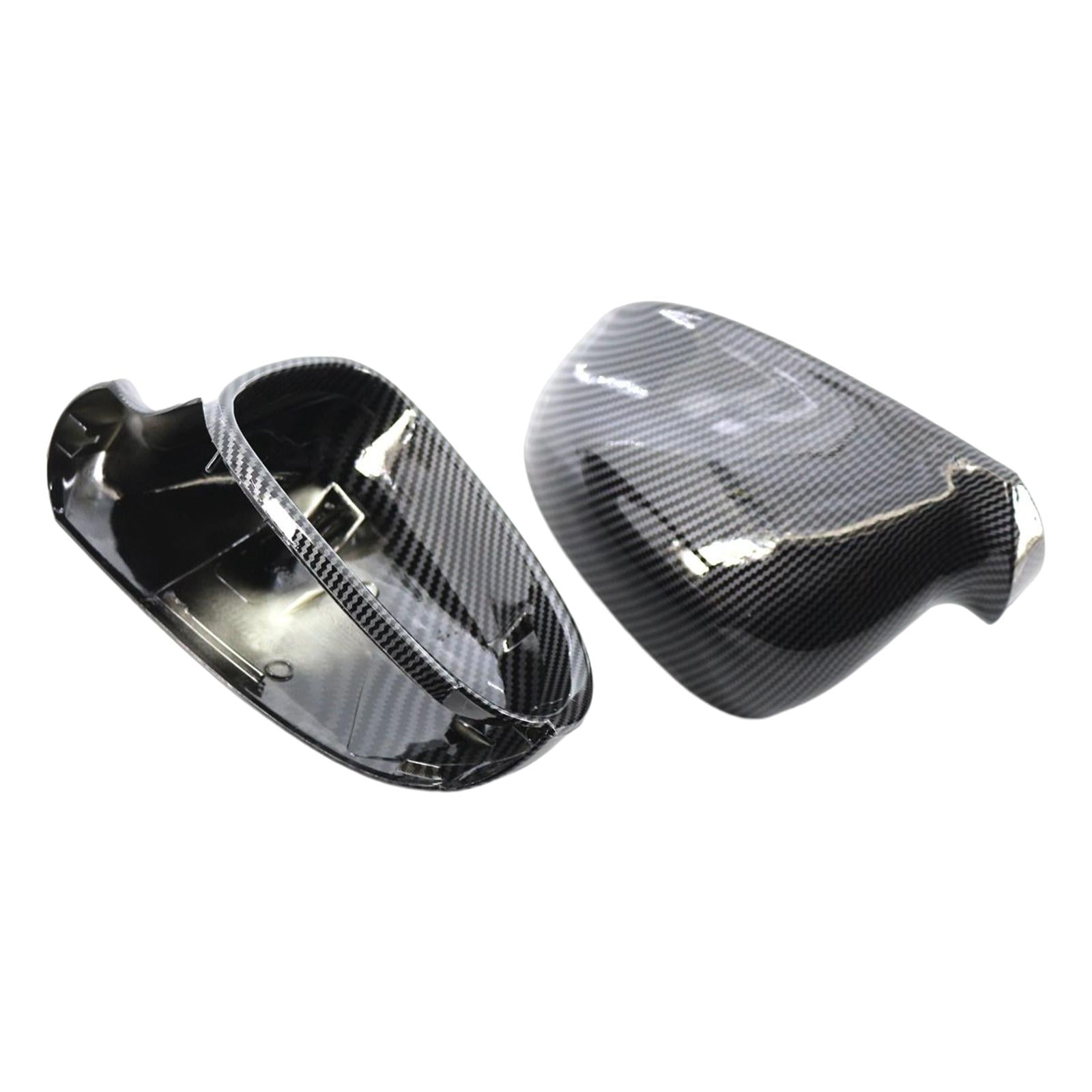 2Pcs Exterior Rear View Side Mirror Caps Protector Fit for Jetta MK5 Repair