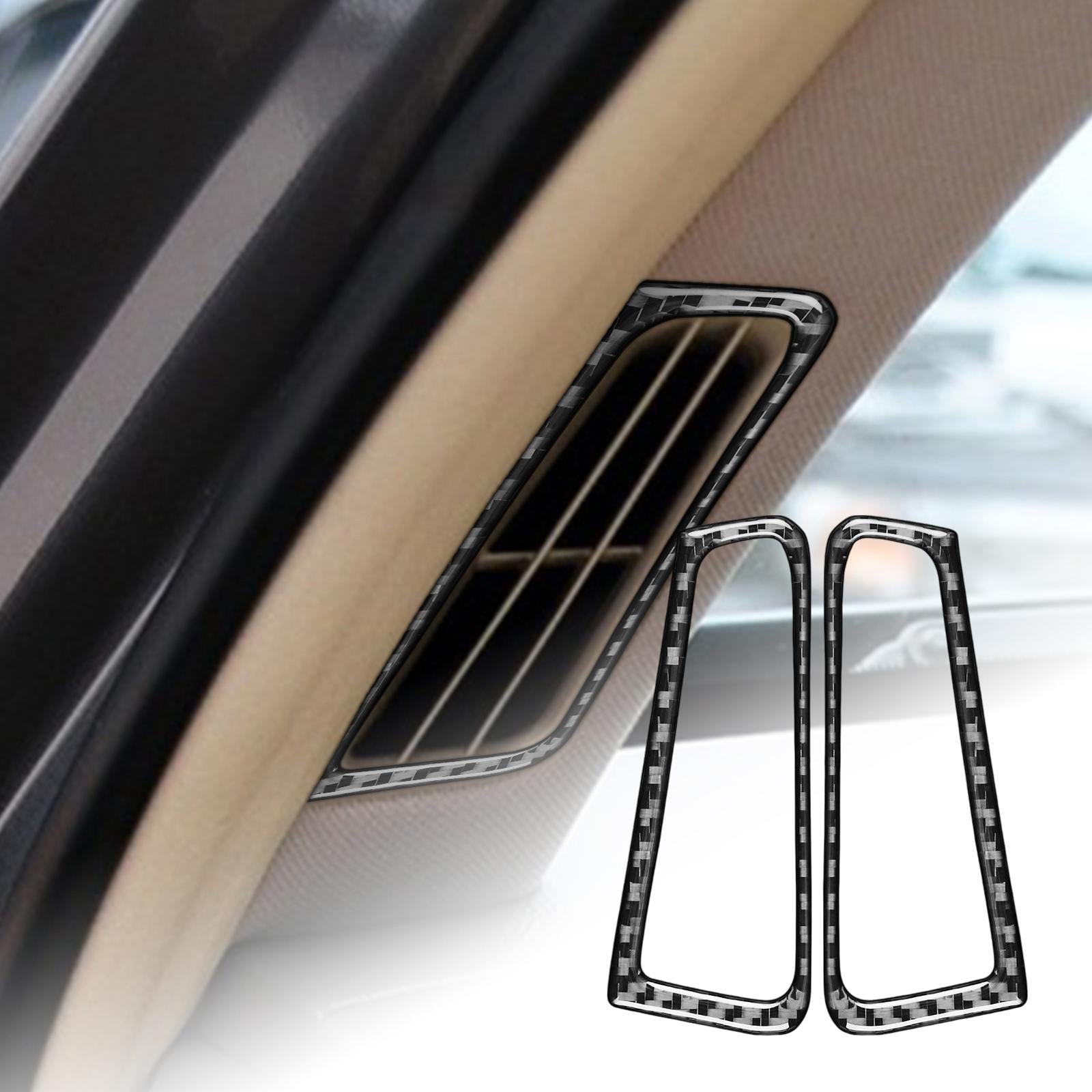 2 Pieces Side Window Defogger Vent Cover Trim Sticker Decal for G37