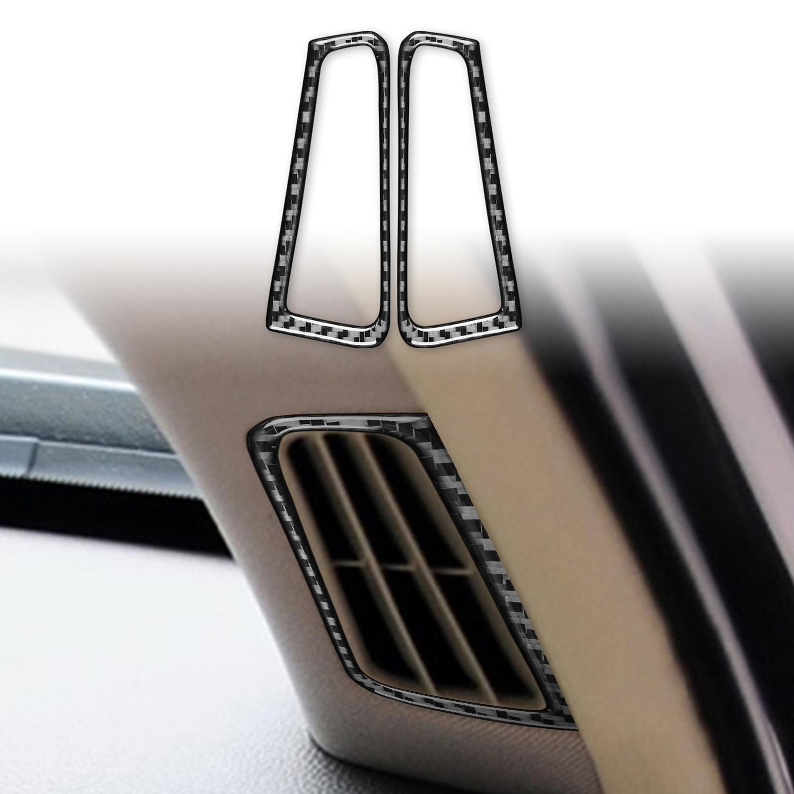 2 Pieces Side Window Defogger Vent Cover Trim Sticker Decal for G37