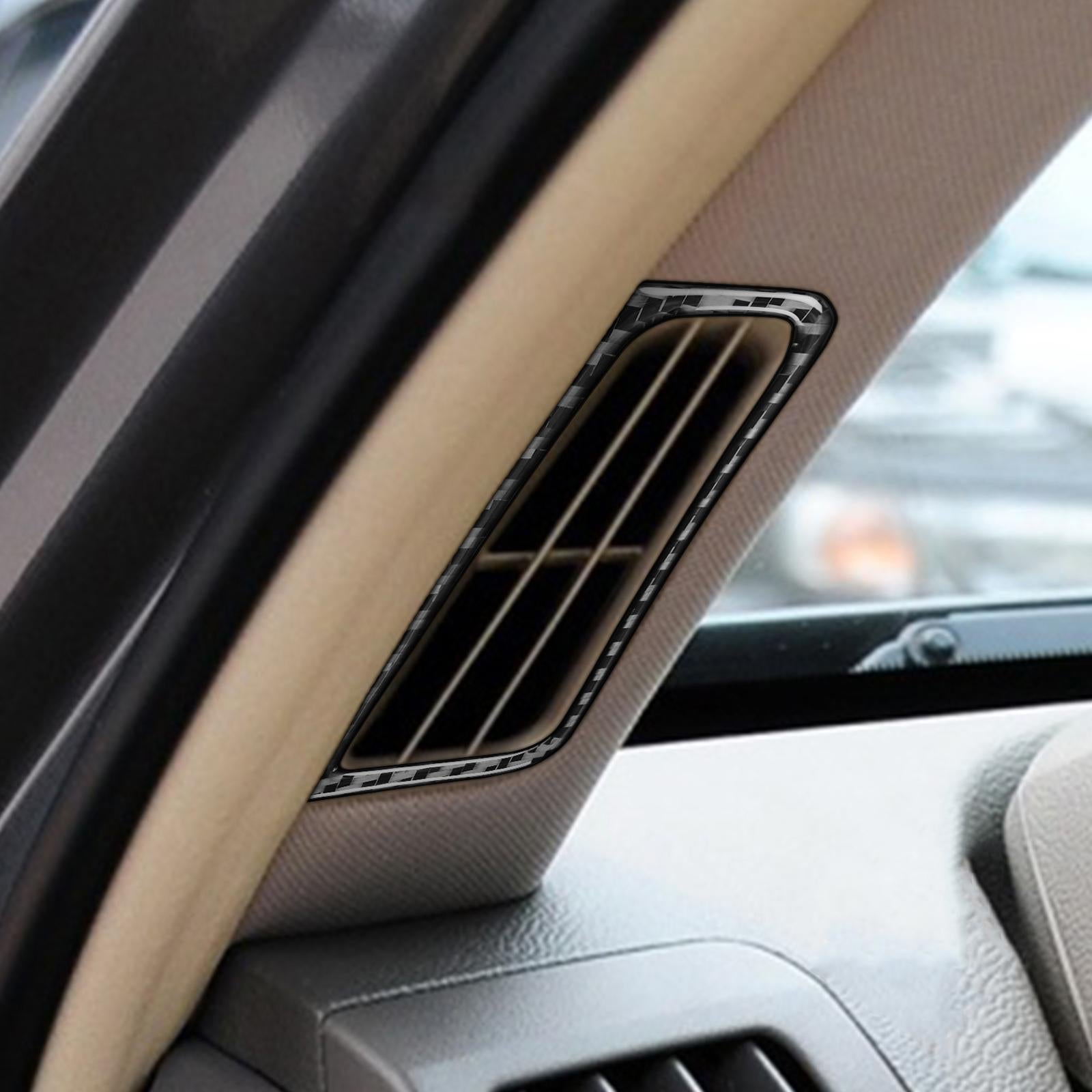 2 Pieces Side Window Defogger Vent Cover Trim Sticker Decal for G37