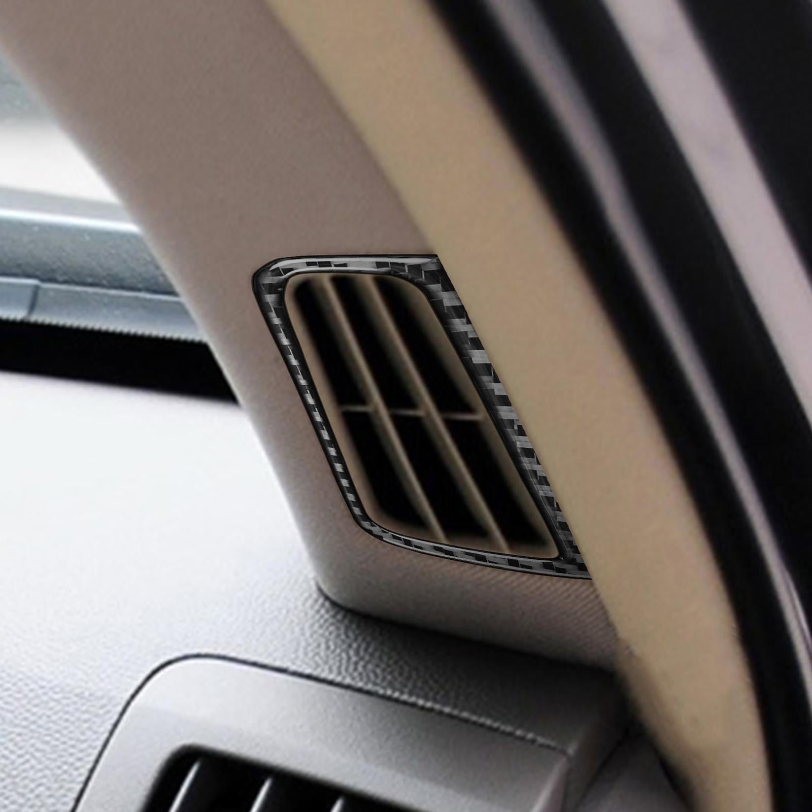 2 Pieces Side Window Defogger Vent Cover Trim Sticker Decal for G37