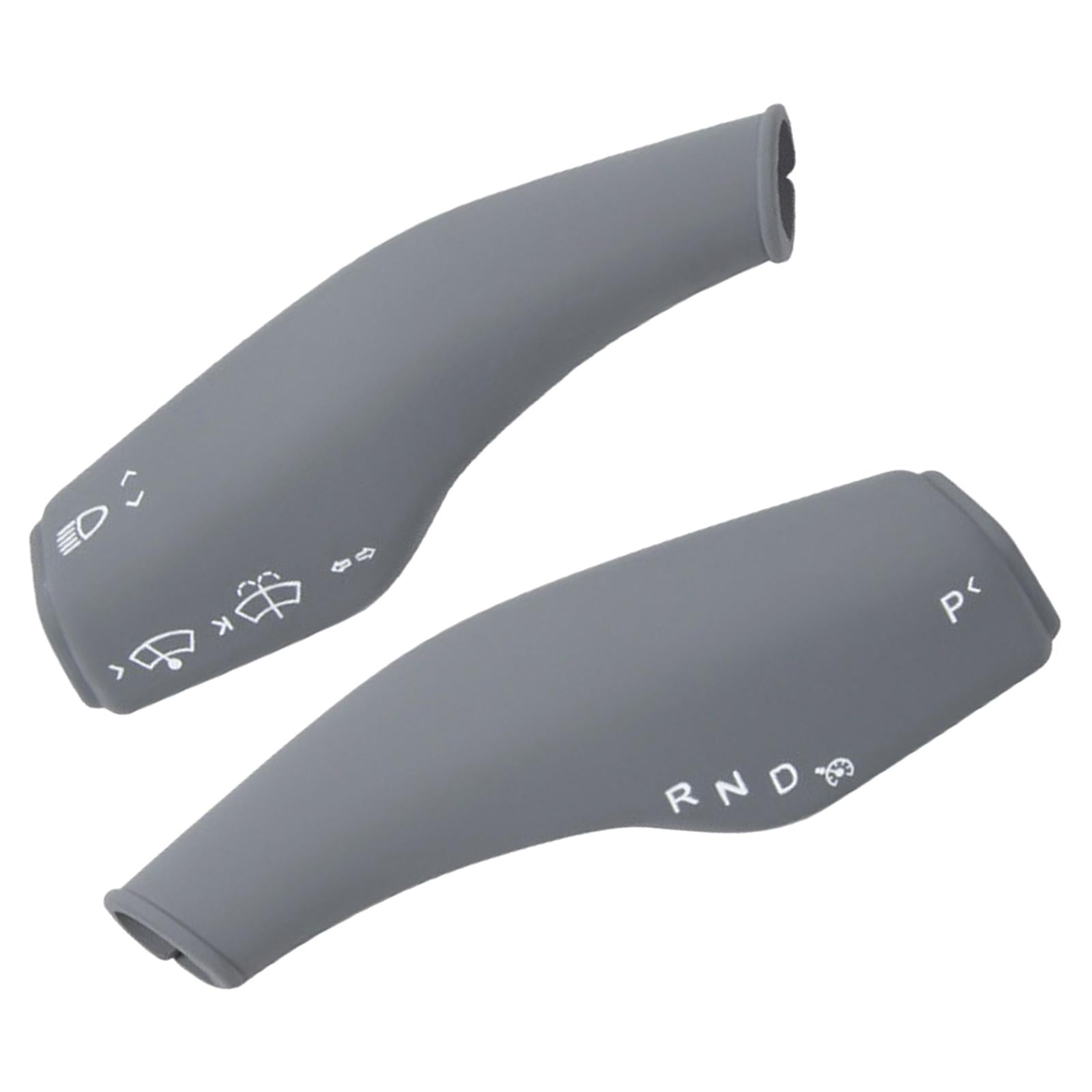 2Pcs Wiper Control Paddle covers for Replacement Gray