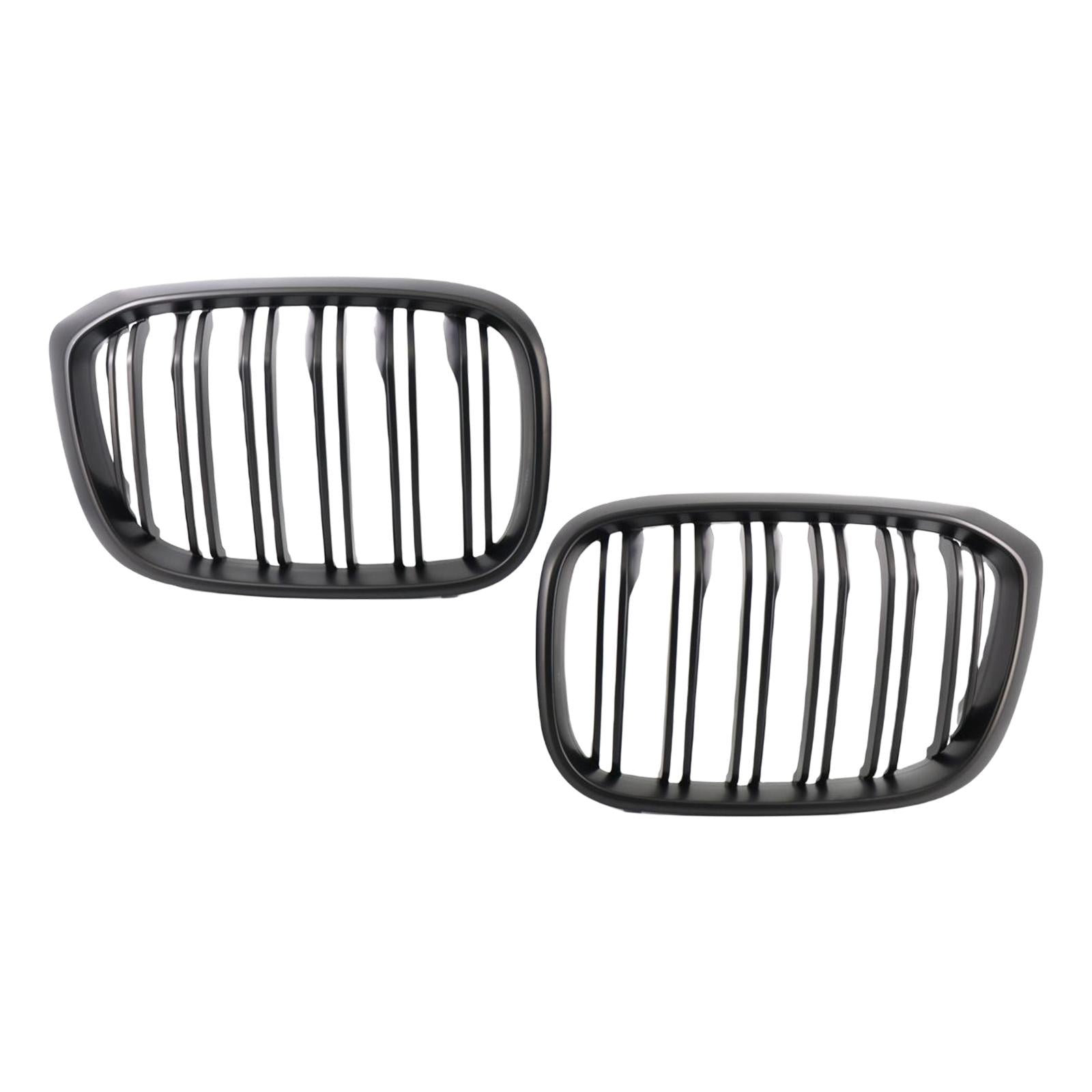 2 Pieces Front Kidney Grille Grill for X3 G01 x4 G02 Durable Parts