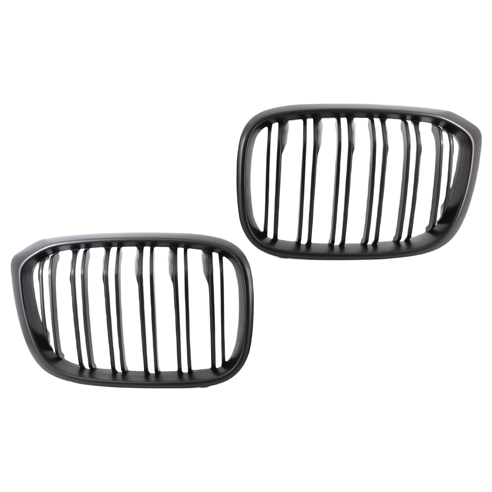 2 Pieces Front Kidney Grille Grill for X3 G01 x4 G02 Durable Parts