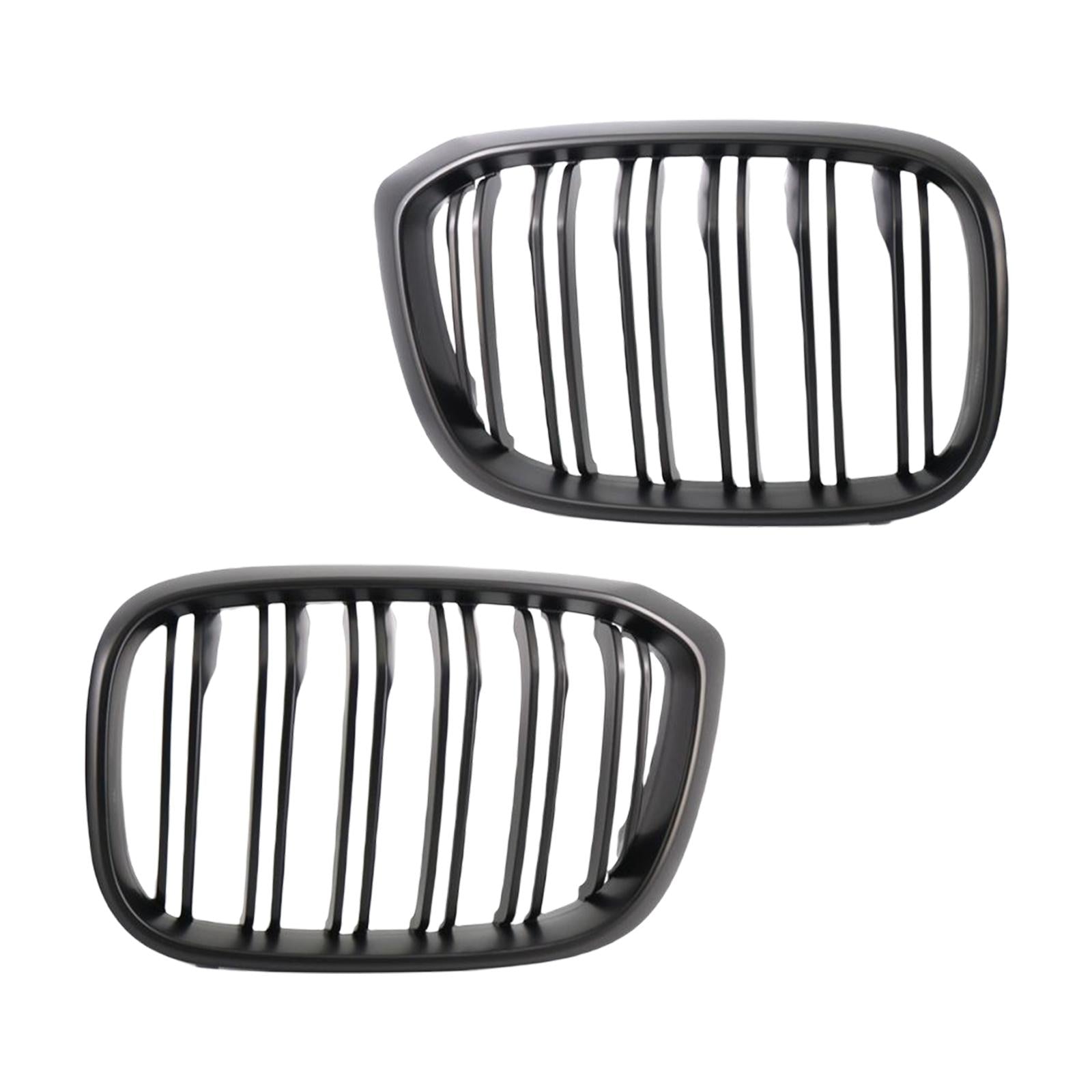 2 Pieces Front Kidney Grille Grill for X3 G01 x4 G02 Durable Parts