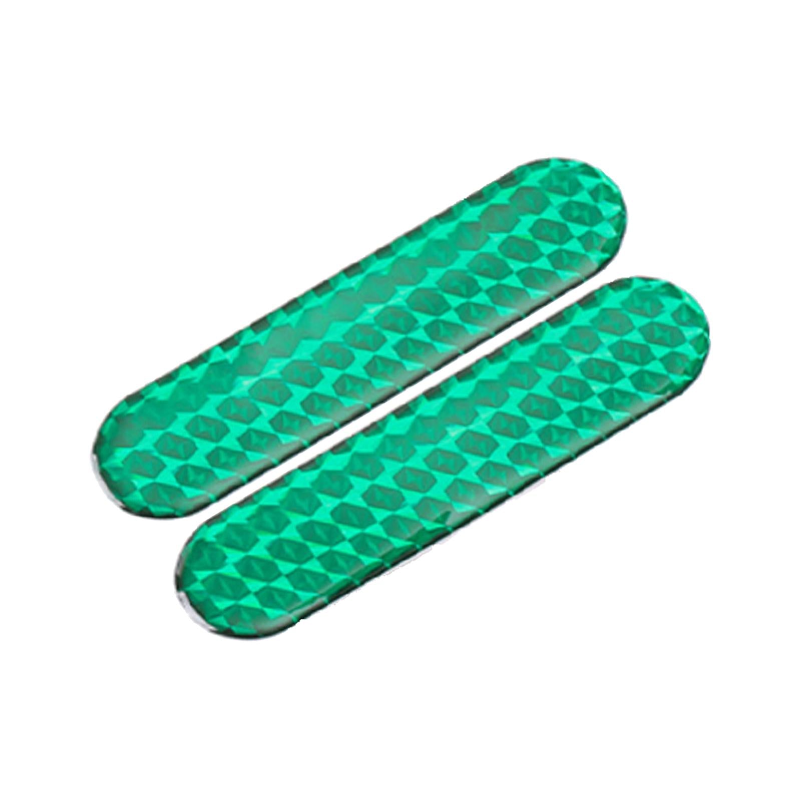 2 Pieces Car Reflective Sticker Auto Reflector Stickers for Pickup Green