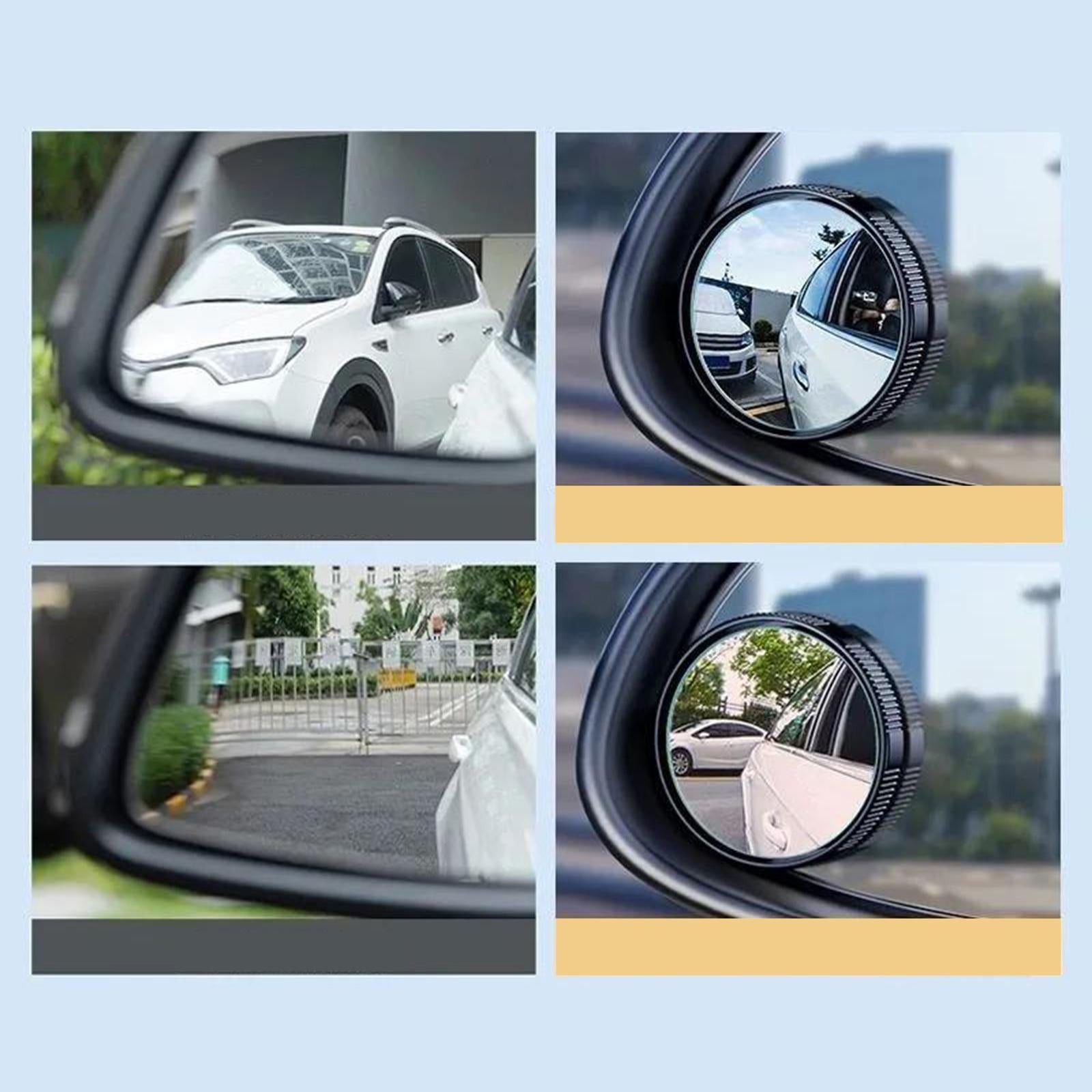 2Pcs Blind Spot Mirrors ABS Housing for Cars Motorcycles Accessories