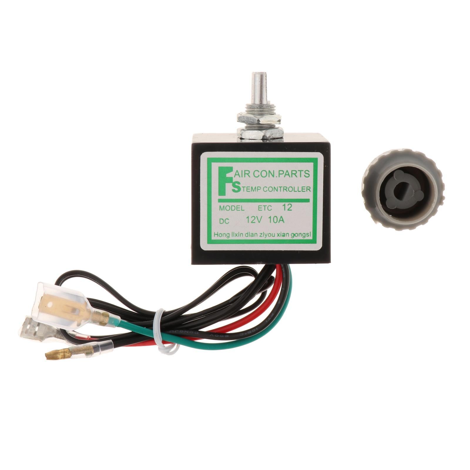 10A Car Air Conditioner Electronic Thermostat Switch with Sensor 12V