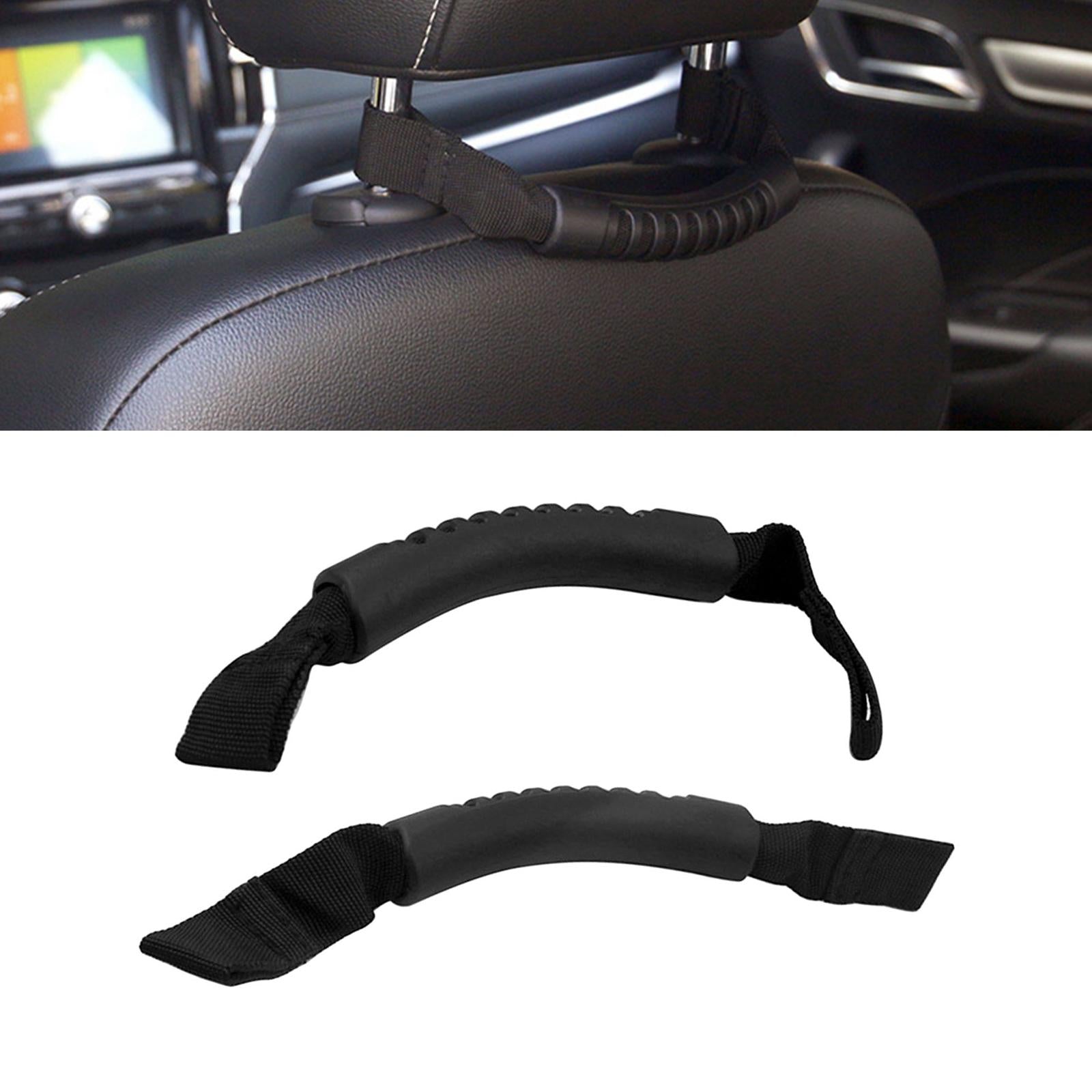 2Pcs Car Back Seat Headrest Grab Pull Handle Vehicle Parts Premium