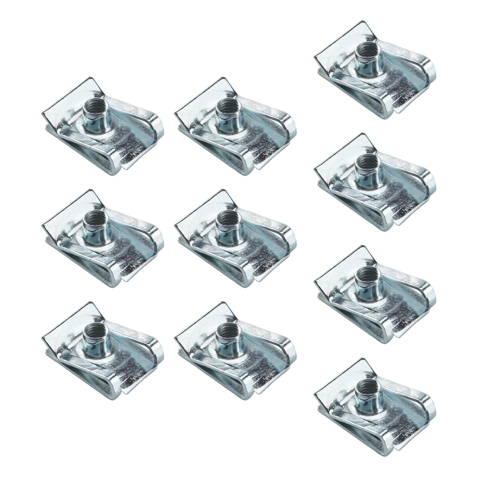 10Pcs M5 Clip Nut Fastener Clip for Vehicle Replaces Accessories