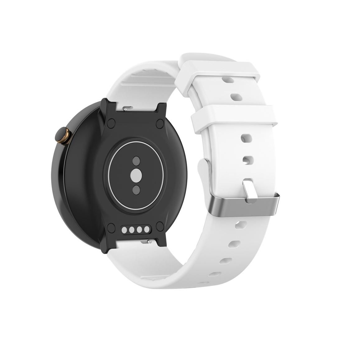 For Huami Amazfit 2/A1807 Silicone Watch Strap & Just Buckle (White)