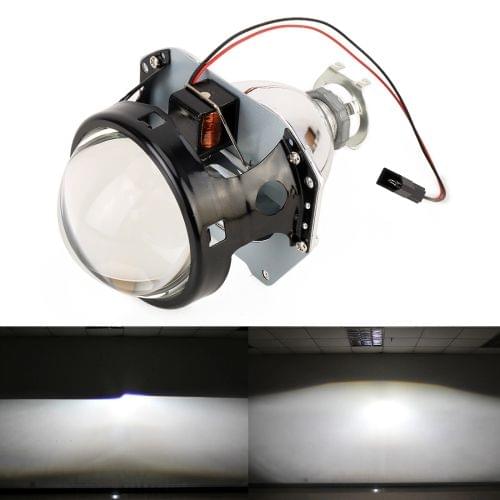 IPHCAR H1 3.0 inch Car Double Light Bi-Xenon Projector Lens Headlight without Light Bulb for Left Driving