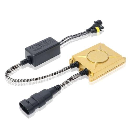 Car Auto Universal 55W DC 12V Replacement HID Xenon Bulbs Lamp Ballast for All Bulb Base Sizes(Gold)