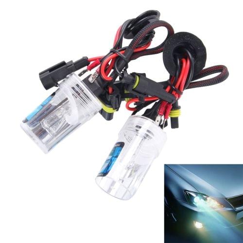 2PCS DC12V 35W H3 2800 LM HID Xenon Light Single Beam Super Vision Waterproof Head Lamp, Color Temperature: 4300K(White Light)