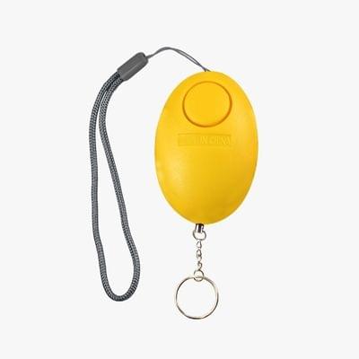 Self Defense Keychain Personal Alarm Emergency Siren Song Survival Whistle Device(Yellow)