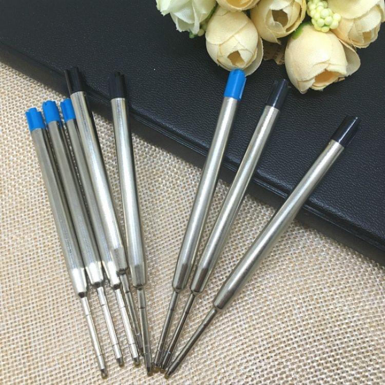 10 PCS Tactical Pen Refills Roller Ball Pen Refill Black Ink Fit for Multi-kinds for Tactical Defense Pen(Blue)