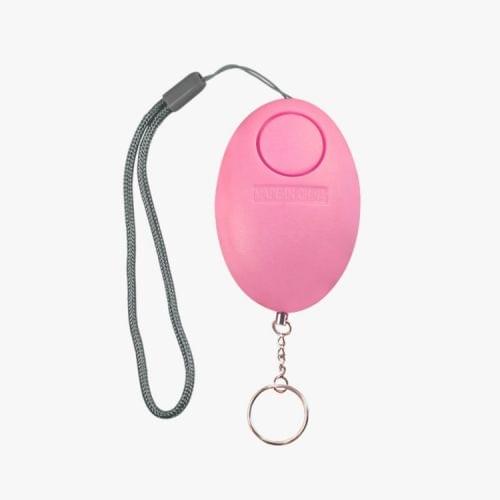 Self Defense Keychain Personal Alarm Emergency Siren Song Survival Whistle Device(Pink)