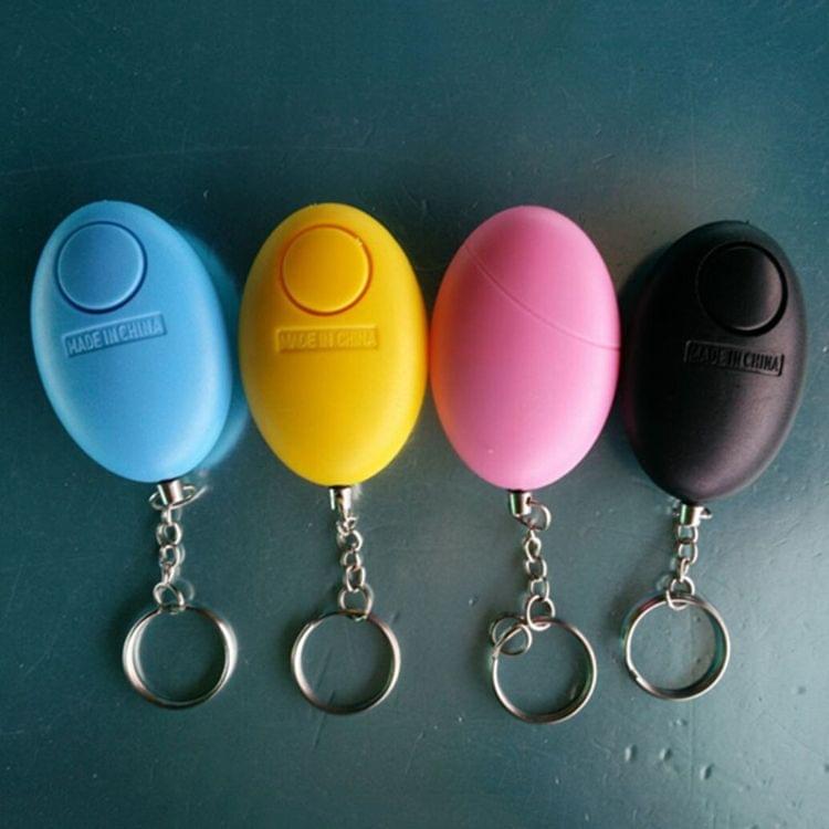 Self Defense Keychain Personal Alarm Emergency Siren Song Survival Whistle Device(Pink)