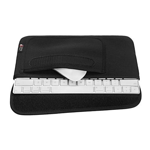 Portable Dust-proof Cover Storage Bag for Apple Magic Mouse 2 and Magic Keyboard 2 (Black)