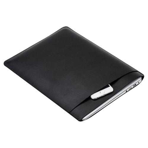 Laptop PU Leather Double Inner Bag for Macbook Air Retina 13.3 inch (Black)