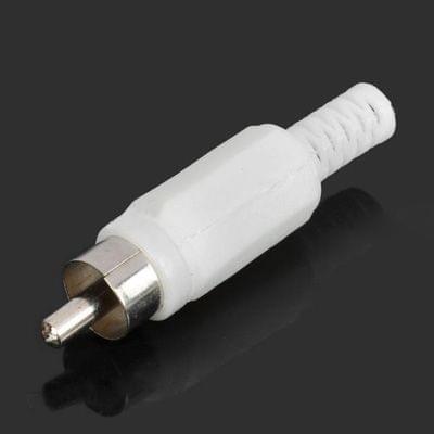 20 PCS JL0882 3.5mm 132RCA Jack Connector(White)