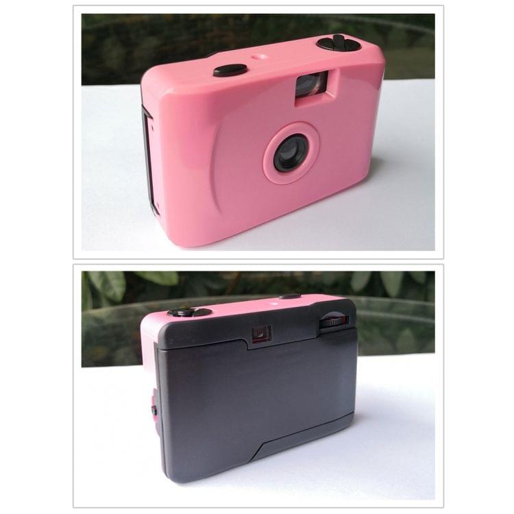 SUC4 Heart Pattern Retro Film Camera Mini Point-and-shoot Camera for Children 5m Waterproof