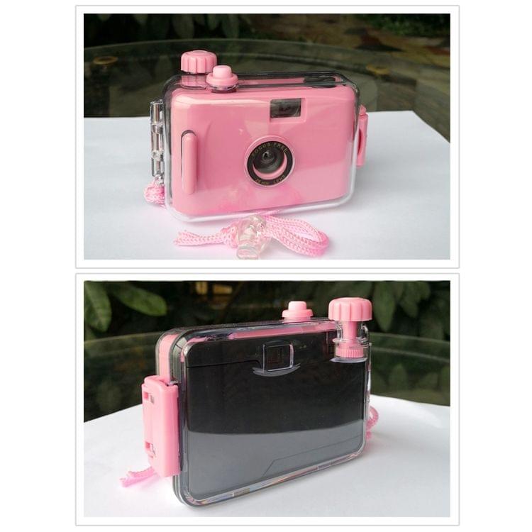 SUC4 Heart Pattern Retro Film Camera Mini Point-and-shoot Camera for Children 5m Waterproof