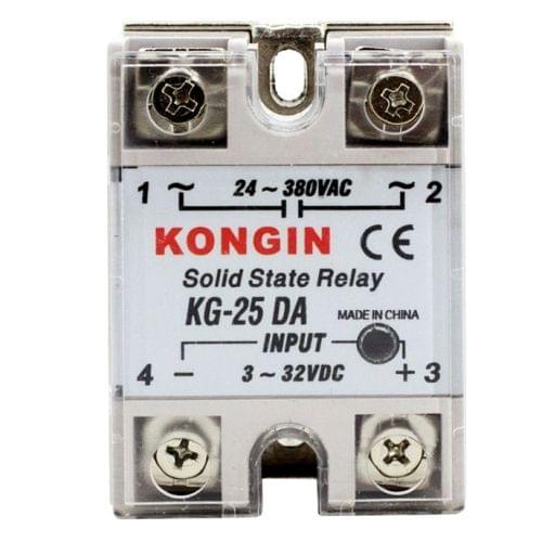 KONGIN KG-25DA AC 24-380V Solid State Relay for PID Temperature Controller