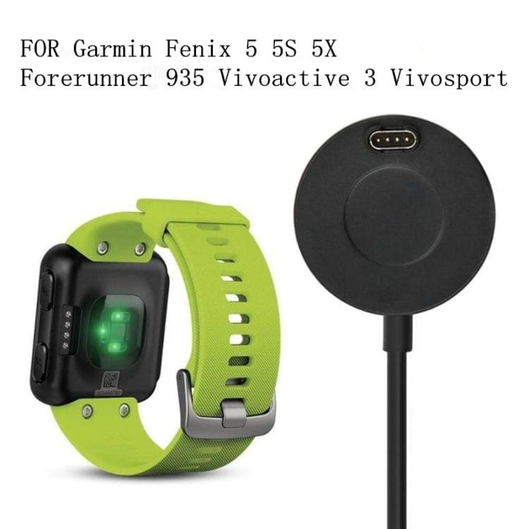 1m 1A ABS Desktop Charger for Garmin Fenix 5 / 5S / 5X /Forerunner 935 / Quatix 5 / Quatix 5 Sapphire / Vivoactive 3 Smart Watch(Black)