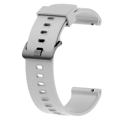 Silicone Sport Wrist Strap for Garmin Vivoactive 3 20mm (Grey)