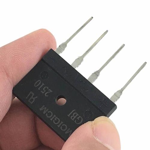 10PCS 25A 1000V Diode Bridge Rectifier gbj2510