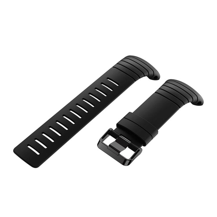 Smart Watch Silicone Wrist Strap Watchband for Suunto Core(Black)