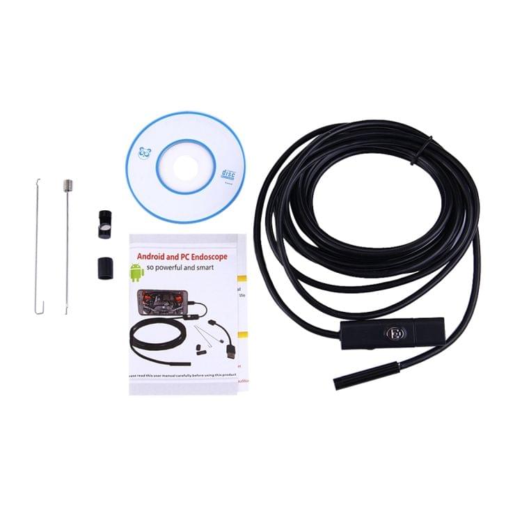 2 in 1 Micro USB & USB Endoscope Waterproof Snake Tube Inspection Camera with 6 LED for Newest OTG Android Phone, Length: 1.5m, Lens Diameter: 5.5mm