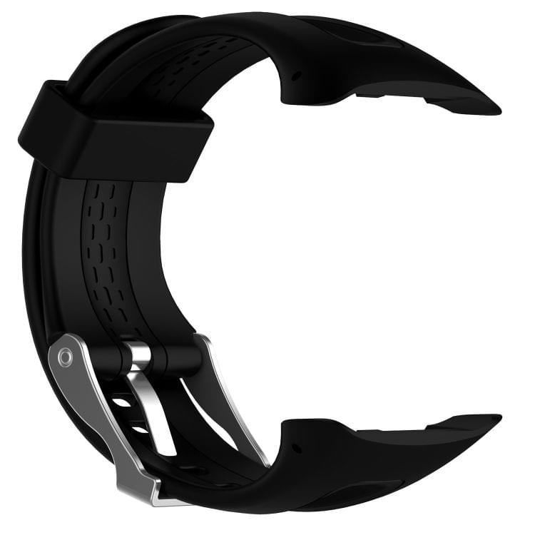 Silicone Sport Wrist Strap for Garmin Forerunner 10 / 15 (Black)