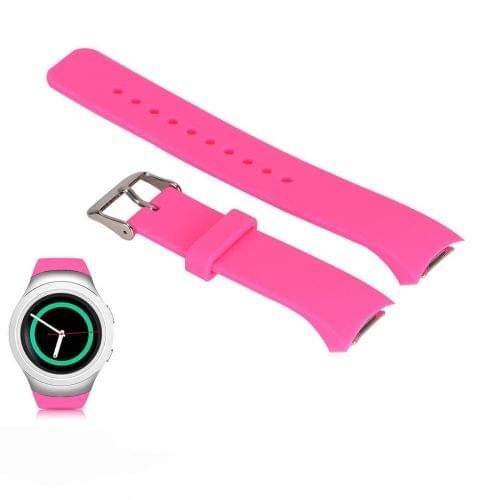 Solid Color Wrist Strap Watch Band for Galaxy Gear S2 R720 (Pink)